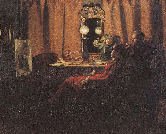 Anna Ancher Appraising the Day's Work